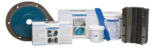 Weicon Plastic Metal Range of adhesives and wear protection compounds
